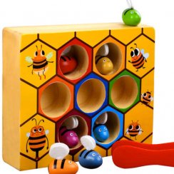 Dřevěná hra Včelky
