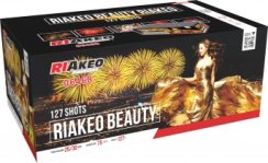 Kompaktní ohňostroj Riakeo Beauty 127 ran / multikalibr Kompaktní ohňostroj Riakeo Beauty 127 ran / multikalibr