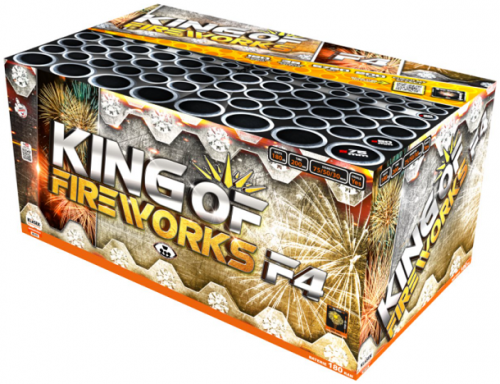 Kompaktný ohňostroj King of fireworks 180 rán / multikaliber