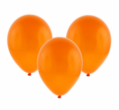 Latexové balónky pastelové - oranžový 10ks 30cm