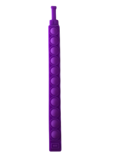 Pop It antistresová hračka Náramok fialový