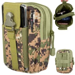 Vojenská taktická pasová taška Molle camo Vojenská taktická pasová taška Molle camo