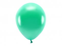 Latexové balónky metalické Eco - zelené 10ks 30cm