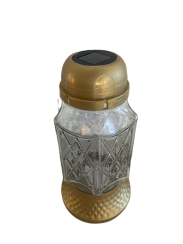 Hřbitovní solární lampa LAU572 zlatá