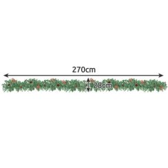Vianočná girlanda LED 2,7m