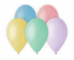 Latexové balónky Premium 5ks světlé barvy