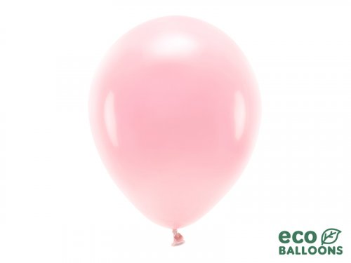 Latexové balóniky pastelové Eco - ružová 10ks 30cm