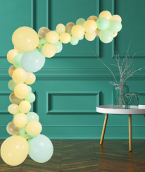 Sestava balónků girlanda zeleno/žlutá