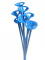 Tyčka na balónky 40cm 12ks modrá