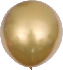 Latexové balóniky metalické zlatý 50ks 25cm