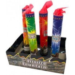 Pyrotechnika fontána Assorted fountain 9" - 4ks