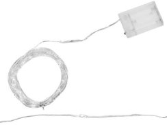 Osvětlení žárovky 100 LED studená bílá na baterie