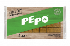 PE-PO drevený podpaľovač 32 ks PEFC