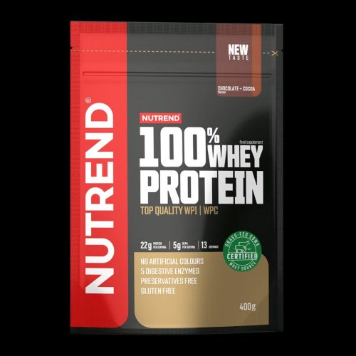 100% Whey Protein Nutrend 400g - Příchuť: banán+jahoda