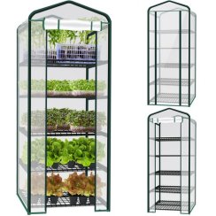 Zahradní mini foliovník 5 polic 1,95x0,7x0,5m