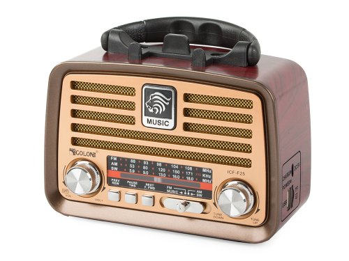 Retro přenosné radio