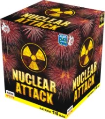 Kompaktní ohňostroj Nuclear attack 16 ran / 20 mm Kompaktní ohňostroj Nuclear attack 16 ran / 20 mm