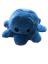 Obojstranná plyšová chobotnice modrá-fialová s meniacim sa výrazom