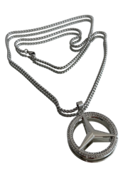 Řetízek Auto stříbrná barva