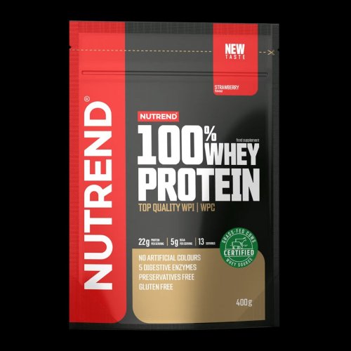 100% Whey Protein Nutrend 400g - Příchuť: banán+jahoda