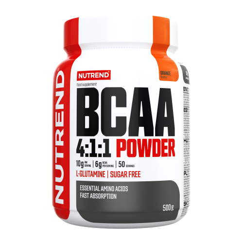 Bcaa 4:1:1 Powder 500g Nutrend - Příchuť: pomeranč