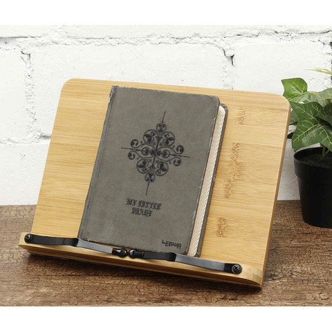 Dřevěný stojan na tablet a knihu