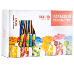 Koktejlové papierové dáždniky 144ks Koktejlové papierové dáždniky 144ks
