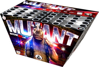 Kompaktný ohňostroj Mutant 64 ran / 30 mm