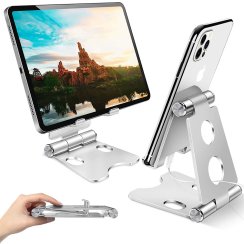 Kovový stojan na telefón a tablet