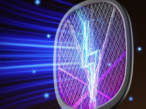 Moderní elektrická plácačka na hmyz a uv lampa