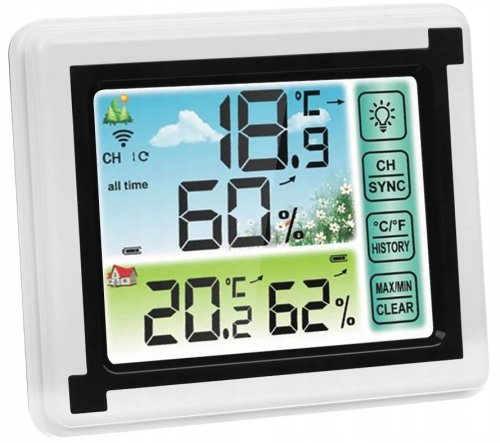 Bezdrátová meteostanice s externím čidlem