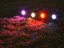 Barevná solární zahradní lampa RGB