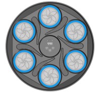 Boxerský štít bluetooth HJ-3X