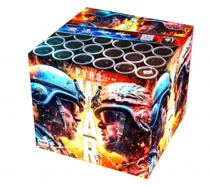 Kompaktný ohňostroj Pyro war 36 ran / 25 mm