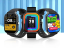 Chytré hodinky smartwatch s bluetooth - Barva: Černá