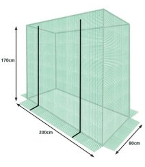 Zahradní mini foliovník 1,7x2x0,8m
