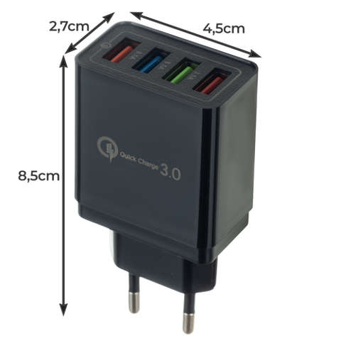 Nabíjačka 4x USB 3.0 Izoxis