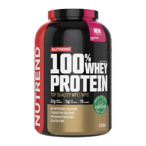 100% Whey Protein Nutrend 2250g - Příchuť: čokoláda+kakao