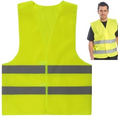 Reflexní výstražná vesta žlutá L Reflexní výstražná vesta žlutá L
