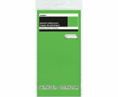 Zelený ubrus 274x137cm plastový