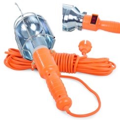 Dielenské svietidlo s hákom 5m 230v 60w