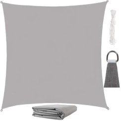 Sluneční plachta 3,6x3,6m šedá