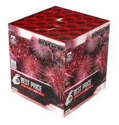 Kompaktní ohňostroj Best Price 25 ran / 30 mm