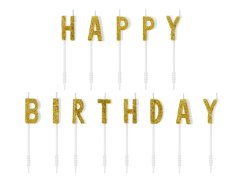 Narodeninové sviečky Happy Birthday 13ks