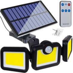 Solární lampa s venkovním panelem 171 LED Solární lampa s venkovním panelem 171 LED