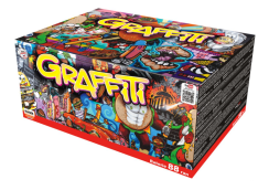 Kompaktní ohňostroj Graffiti 88 ran / 25 mm