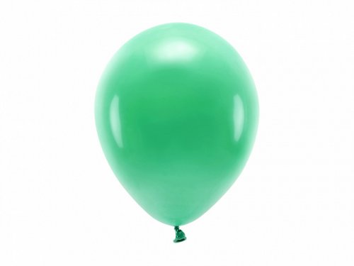 Latexové balóniky pastelové Eco - zelená 10ks 26cm