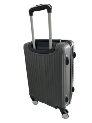 Malá cestovná sivá príručná batožina