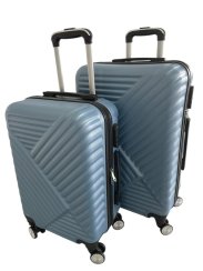 Sada cestovních zavazadel světle modrá 2ks