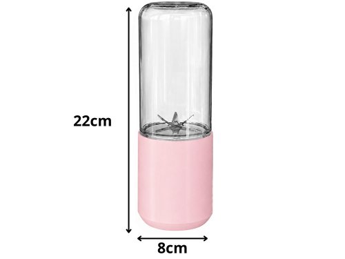 Bezdratový mixér na smoothie - Barva: Růžová